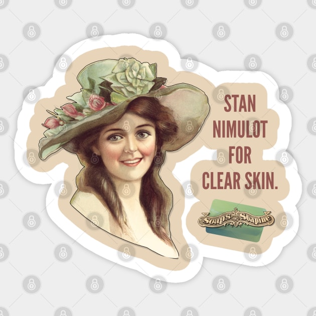 Stan Nimulot For Clear Skin Sticker by Girls With Sabers